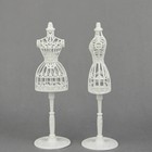 2sets lot 1 6 Doll Accessories Display Holder Dress Clothes Gown Mannequin Stand