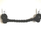Formay 108999bk Slobber Bar Curb Strap  black Nylon Braid western Tack