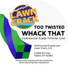  105 Too Twisted Trimmer Line 5 Pounds Commercial Grade Lawn Crack