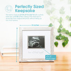 Love At First Sight Sonogram Picture Frame  Rustic