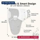 Keababies 3-pack Organic Baby Swaddles For Newborns  Infant  nordic  0-3m    Bab