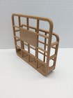 Yaffa Storage Tan Plastic Organizer 1983 Micro Catch-all Can Be Wall Mounted 