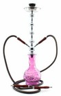 2 Hose 26  Chick Hookah Shisha Nargila Bar Narguile Nargile Glass Water Vase New