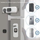 2pack Child Proof Refrigerator Lock fridge Locks For Kids With Sticky Adhesive