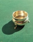 1909 Sheffield Sterling Silver Salt Cellar By Deakin   Sons   8 Oz  1 5 