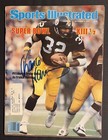 Franco Harris 1979 Nov 5 Signed Nfl Football Si Sports Illustrated Magazine Hof