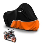 Waterproof Motorcycle Cover Compatible With Ktm 125 200 390 790 890   420d Duke