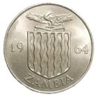 1964 Zambia 2 Shilling Shillings Unc Coin Km 3 Gazelle Thematic 