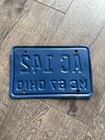 1967 Ohio Motorcycle License Plate    ac142   