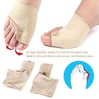 2pcs Big Toe Bunion Splint Straightener Corrector Foot Pain Relief Hallux Valgus