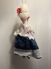 Handmade Antique Wooden Marionette - Elegant Lady  Czech Folk Art Puppet