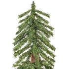 Vickerman 48  Plastic Natural Bark Alpine Artificial Christmas Tree In Green