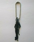 Halloween Plastic Devil Satan Keychain Goth Cool Dead Spooky Gift Black Vintage