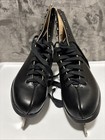 Slm Canada Figure Ice Skates Black Leather Size Mens 10  Blades 11   
