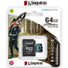 Kingston Micro Sd Card Canvas Go Plus Memory 64gb 128gb 256gb Class 10 Tf V30