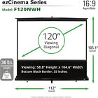 Elite Screens Ezcinema Series 120  16 9 Manual Floor Pull Up Projection F120nwh
