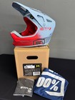 100  Status Medium Bicycle E-bike Helmet Gray Red Nib