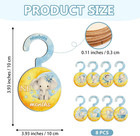 Baby Clothes Dividers For Closet - Set Of 8 Wooden Baby Size Closet Dividers New