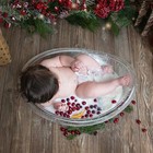 1pc Clear Baby Newborn Photo Props Cute Milk Bath Tub Posing Bed Furniture