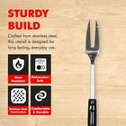 Select Meat Cooking Fork  12 Inch  Stainless Steel  pack Of 2 