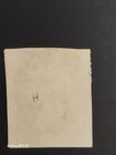 Great Britain Stamp 1840 Penny Black  1 Used 4 Margins Light Red Cancel