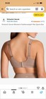 Victoria s Secret Vsx Featherweight Max Wireless Sports Bra Adjustable Beige 34b