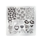 Nail Stamping Plates Set 12pcs Nail Plates 1 Nail Art Stamper 1scraper 1storage