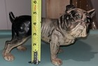 Vintage Antique Cast Iron - English Bulldog Dog Door Stop 1930   s Hubley