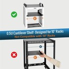 0 5u Rack Mount Shelf 10 Inch Server Rack 10 23 Inch Deep Vented Cantilever