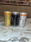 3 Different Harley Davidson Motor Cycle  Beer Cans