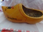 Vintage Wooden Shoe Advertising Heineken Holland Beer Made In Holland