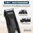 Wahl All In One Rechargeable Beard  Mustache  Detail Trimmer For Men  Black  056