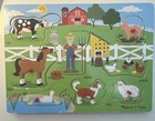 Melissa   Doug Wooden Puzzles Peg Sound Farm Vehicles Animals Emergency