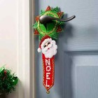 Bucilla Felt  4  Door Hangers  jolly Noel  4 1 4  X 10 1 4  - New