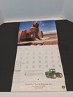 1999 John Deere Farm Dogs Calendar Greenline Turf Tractor Nc Vtg Promo Usa Made