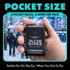 Dude Wipes Mint Chill Pocket Packs - Travel - 6 8 Count  pack Of 6 
