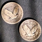 1927 1928 Standing Liberty Quarter Silver Good   Vg Full Date Free Shipping 