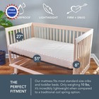 Naturepedic Organic Baby Crib Mattress 2 Stage Lightweight 52 X Waterproof
