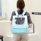 Pet Carrier Backpack Breathable Cat Dog Travel Bag Outdoor Hiking Camping Tote