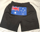 Vtg Ac dc Stiff Upper Lip 2001 Australia Tour Crew Shorts Xl Rare