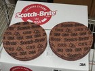  10  Scotch-brite 6    Inch Precision Surface Conditioning Disc Hook   Loop Coarse