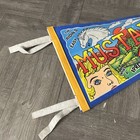 Vintage Mustang Ranch Nevada Brothel Pennant Flag Pop Art 1980s Felt Rare 27 