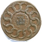 1787 N 3-d R-2 Pcgs Xf 40 Club Rays Fugio Cent Colonial Copper
