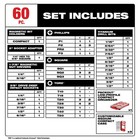 Milwaukee Shockwave Impact Duty 60pc Drill  Drive   Fasten With Packout