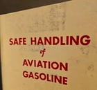 Shell Oil 1945 Safe Handling Of Aviation Gasoline Booklet Manual