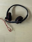 Plantronics Blackwire C3220 Usb-c Wired Stereo Headset W  Microphone Black Red