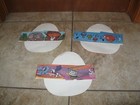 Lot Of 3 Mcdonald s 1988 Birthday Party Hats With Brim - Never Used