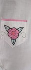 Antique Floral Cotton Handmade Bib Apron  Average Size