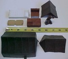 Marx Battleground Medical Crate Radio Soldier Army Tent Desert Fox Cot Parts