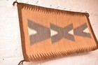 Antique Navajo Rug Native American Indian 32x18 Textile Vintage Weaving